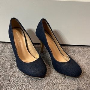 Kelly & Katie Dark Denim Colored Heels - Size 7